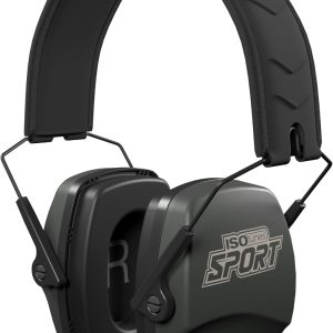 ISOtunes DEFY Slim Passive Earmuffs: Noise Isolating Over-Ear Hearing Protection with Foam Cushions, and Adjustable Headband
