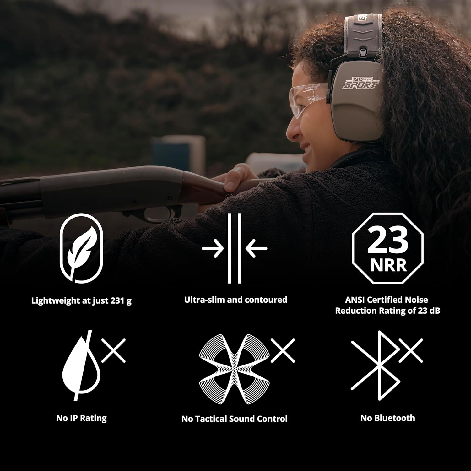 ISOtunes DEFY Slim Passive Earmuffs: Noise Isolating Over-Ear Hearing Protection with Foam Cushions, and Adjustable Headband - Image 4